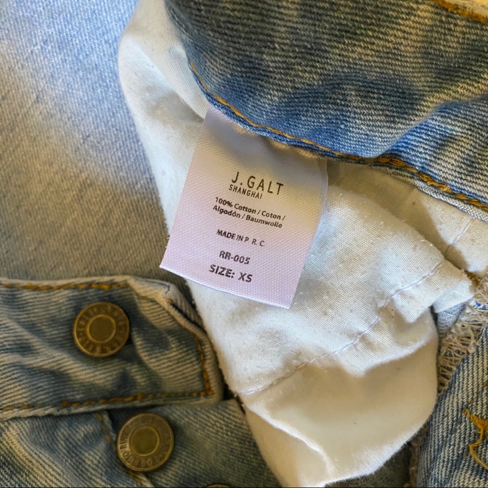 ❌SOLD❌ JOHN GALT BUTTON UP HIGHWAISTED DENIM JEANS - Picture 4 of 6